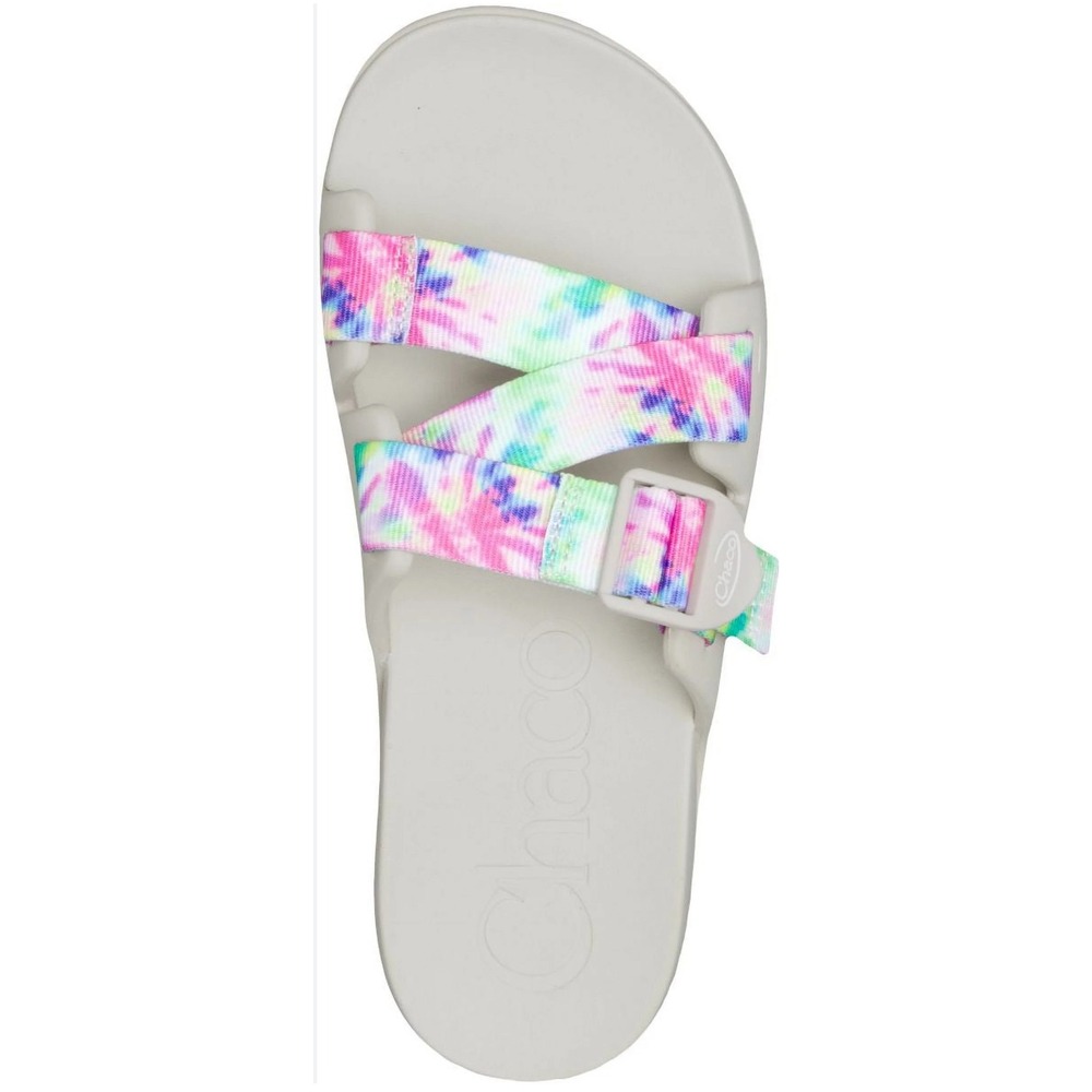 CHACOS Chillos Slides Tie Dye Adjustable Strap Sandals Casual Rubber Shoes SZ 9 - Picture 2 of 8